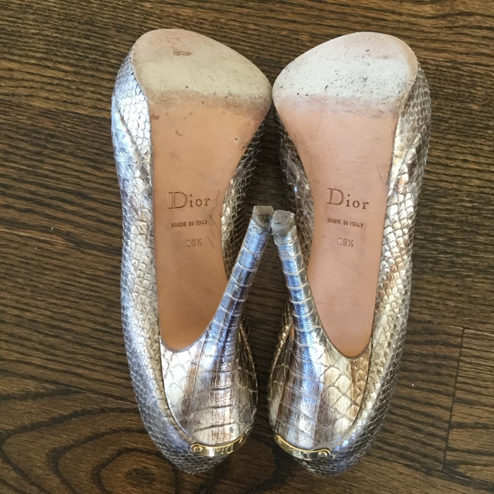 Christian Dior Metallic Miss Dior Escarpin 12 Pumps 39.5 - Picture 7 of 11